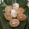 Orange Selenite Palm Stones