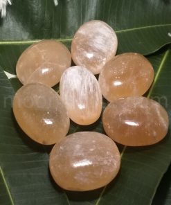 Orange Selenite Palm Stones