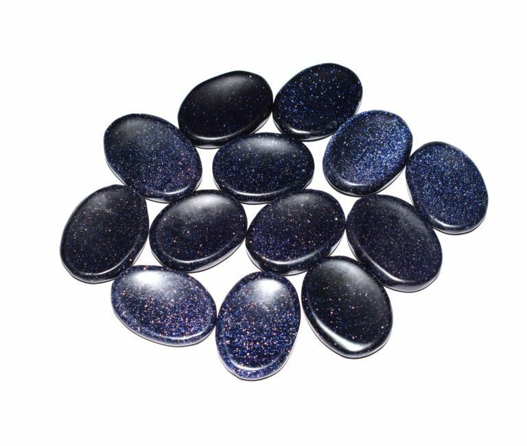 Wholesale Blue Sandstone Worry Stone-Moon Agate Export