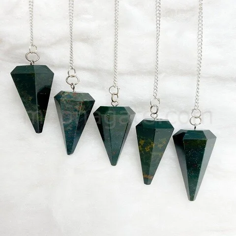 Blood Stone Gemstone Pendulum