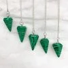 Malachite Gemstone Pendulum