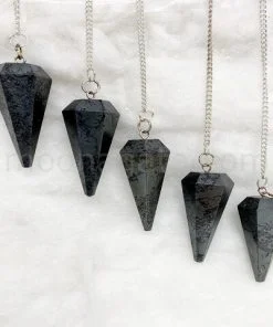 Hematite Gemstone Pendulum