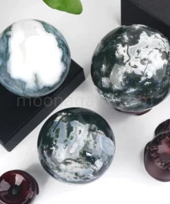 Wholesale Moss Agate Gemstone Spheres