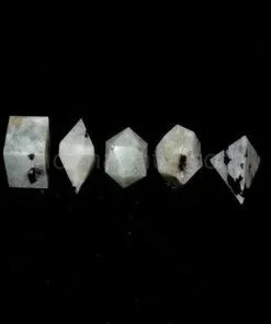 Wholesale Rainbow Moonstone Geometry 5 Pieces Set ,Platonic Set