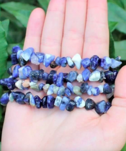 Wholesale Sodalite Gemstone Chip Bracelets