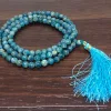 Wholesale Blue Apatite Gemstone Beads Prayer Mala (108 Beads)