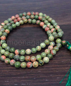 Wholesale Natural Unakite 8MM Gemstone Beads Prayer Mala (108 Beads)