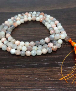 Wholesale Natural Multi Moonstone 8MM Gemstone Beads Prayer Mala