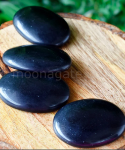 Wholesale Black Obsidian Palm Stones Pocket Stones