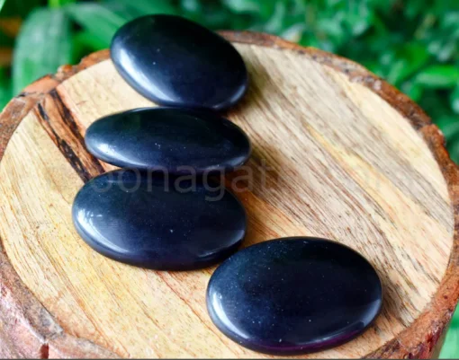 Wholesale Black Obsidian Palm Stones Pocket Stones