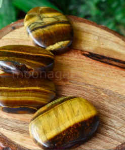 Wholesale Tiger Eye Palm Stones Pocket Stones