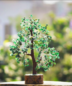 Green Jade Gemstone Mineral Tree For Home Decoration