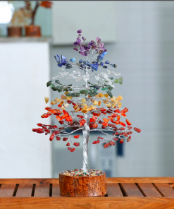 Natural Chakra Chips Gemstone Mineral Tree