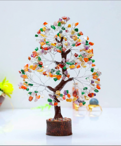 Mineral Tree For Home Decoration with Multi Crystals