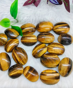 Wholesale Tiger Eye Palm Stones