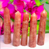 Wholesale Natural Crystal Strawberry Quartz Obelisk Point Towers ( 8 Faceted )