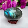 Wholesale Natural Crystal Labradorite Handmade Shiva Lingham