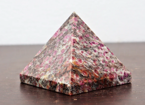 Wholesale Natural Crystal Ruby In Matrix Gemstone Pyramid
