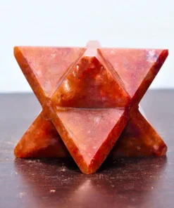 Wholesale Natural Crystal Stone Red Aventurine Merkaba Stars