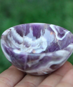 Wholesale Natural Chevron Amethyst Gemstone Bowl