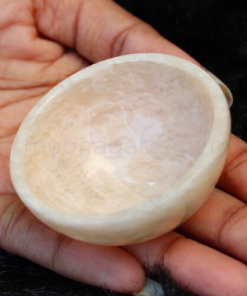 Wholesale Natural Cream Moonstone Gemstone Bowl