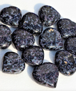 Indigo Gabbaro Gemstone Puffy Hearts