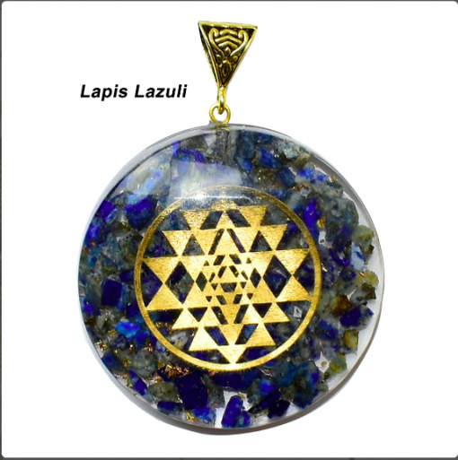Lapis Lazuli Vasushastra Orgonite Pendent