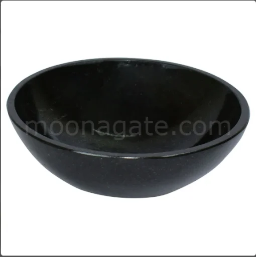 Wholesale Natural Black Agate Crystal Bowl