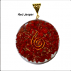 Red Jasper Copper Coil Orgonite Pendent