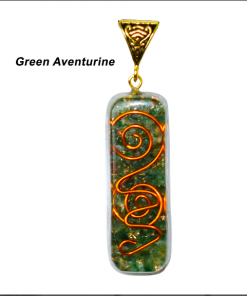 Green Aventurine Orgonite Pendant Necklace