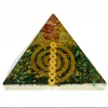 Wholesale Green Aventurine Seven Chakra Orgonite Energy Pyramid