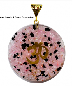 Rose Quartz OM Orgonite Energy Pendent