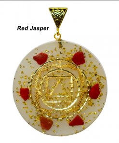 Red Jasper Chakra Orgonite Energy Pendent