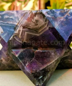 Wholesale Chevron Amethyst Crystal Merkaba Stars