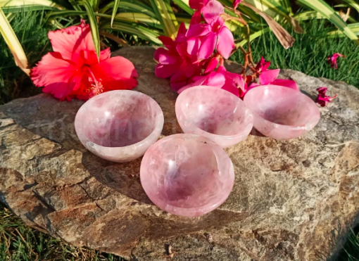 Wholesale Rose Quartz Crystal Bowl