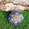 Lapis Lazuli Metatron Chakra Orgonite Energy Pendent