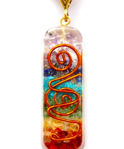 Seven Chakra Orgonite Energy Pendent Necklace