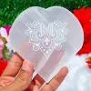 Wholesale Selenite Engraved Heart Shape Plate