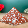 Wholesale Natural Crystal Poppy Jasper Gemstone Pyramid
