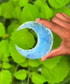 Wholesale Opalite Large Crescent Moon