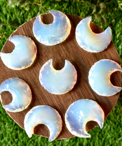 Wholesale Opalite Handmade Crescent Moon